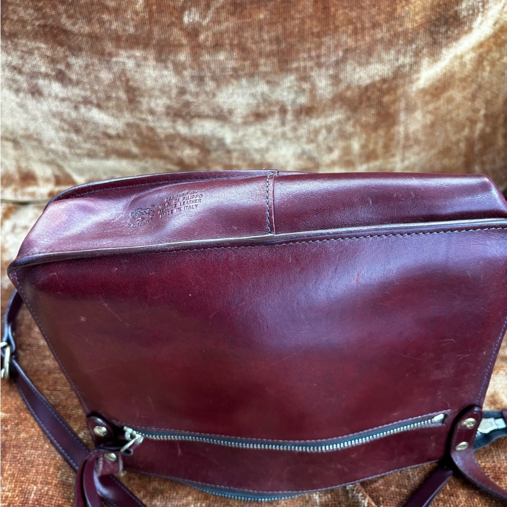 Vintage Il Bisonte Leather Crossbody Bag - Picture 5 of 10
